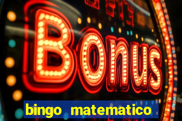 bingo matematico para ensino medio